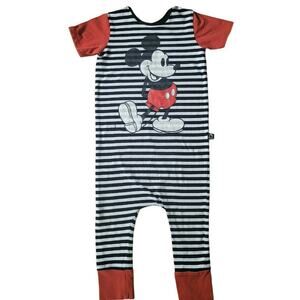 RAGS Disney Striped Mickey Mouse Romper